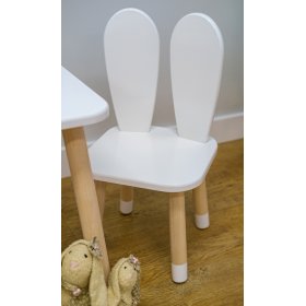 Gyerek szék - fűzőlyuk - fehér, Ourbaby®