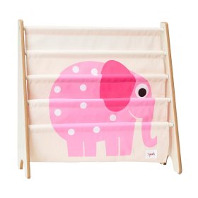 Könyvállvány 3 SPROUTS - Rózsaszín elefánt