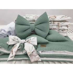 Fonott ágy felszereléssel babának - Erdei állatok, Ourbaby®