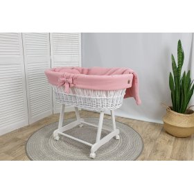 Fonott ágy babafelszereléssel - rózsaszín, Ourbaby®