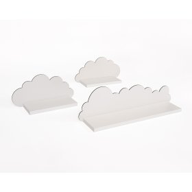 3 polcos készlet - fehér felhő, Ourbaby®