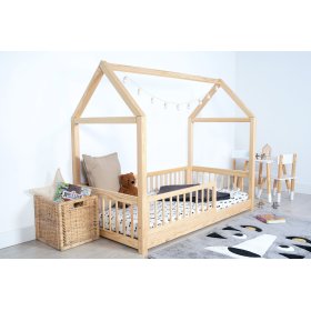 Montessori házikó ágy Elis - natural, Ourbaby®