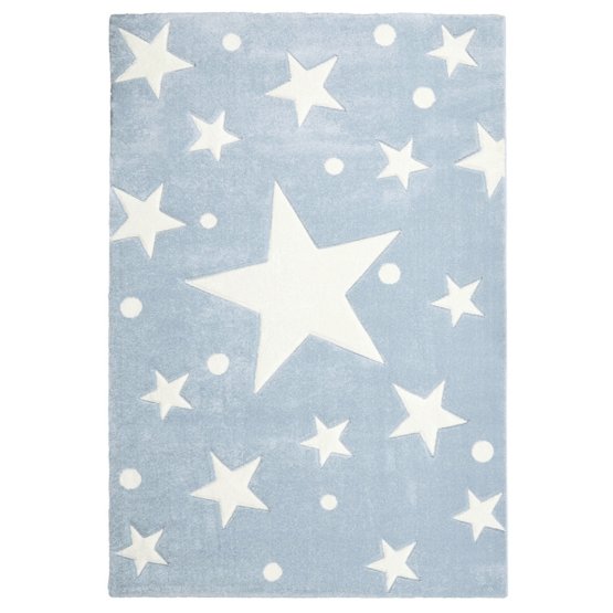 Gyerek szőnyeg STARS kék-fehér
