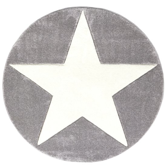 Gyerek szőnyeg STARS ezüst-szürke-fehér