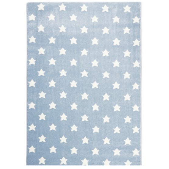 Gyerek szőnyeg LITTLE STARS - kék/fehér
