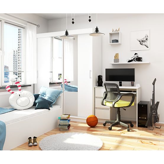 150 cm-es TOLÓSZEKRÉNY CLP FEHÉR