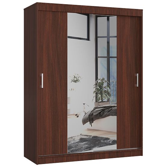 150 cm SZÉLES TOLÓSZEKRÉNY CLP WENGE