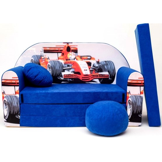 Gyerek kanapé Formula Blue