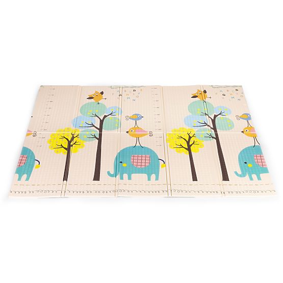 200x150 cm-es gyermek habszőnyeg, oktató, kétoldalas, növekedési skála, ábécé, ECOTOYS