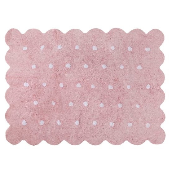 Gyermek szőnyeg keksz - rózsaszín