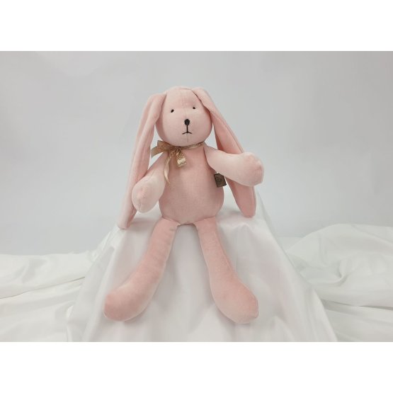 Velúr játék Rabbit 35 cm - rózsaszín
