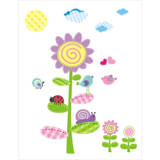 Faldekoráció - Happy Daisies - százszorszép 