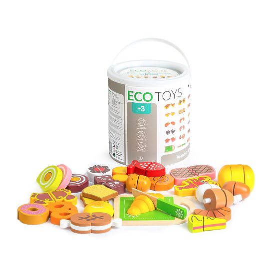23 darabos fa étel szeleteléshez ECOTOYS