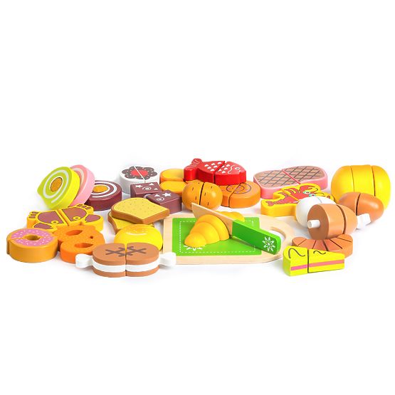 23 darabos fa étel szeleteléshez ECOTOYS