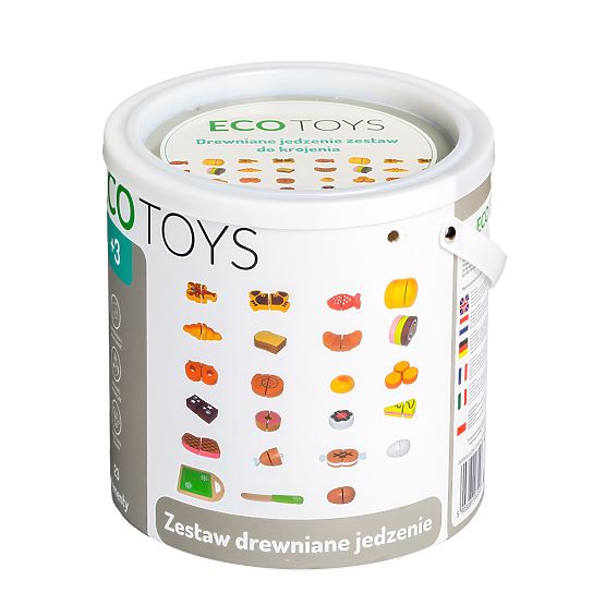 23 darabos fa étel szeleteléshez ECOTOYS