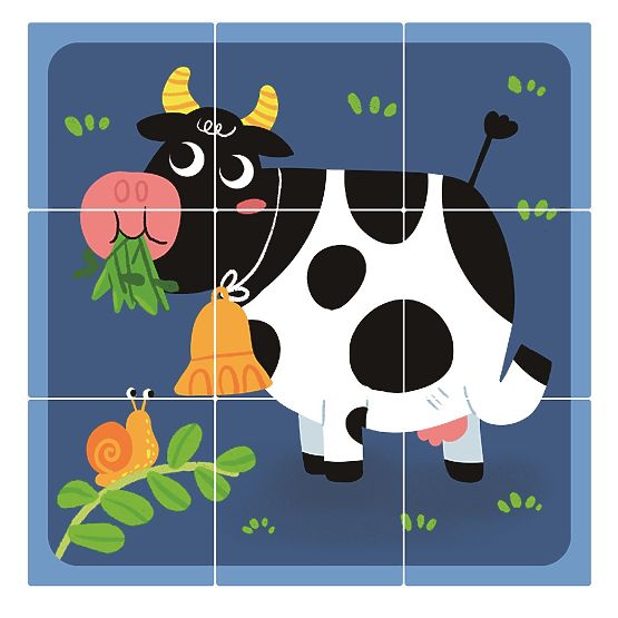 2Kids Toys Fa játékkockák