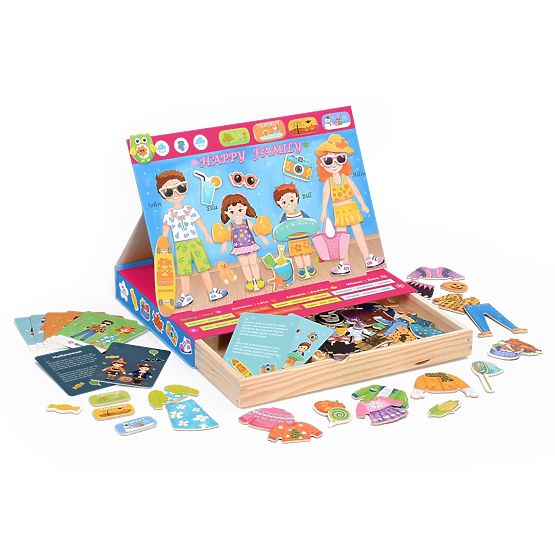2Kids Toys Mágneses Öltöztető Család