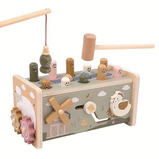 2Kids Toys Multifunkcionális kalapáló játék Farm