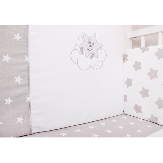 3-részes ágyneműhuzat rácsos kiságyba - Silver Star
