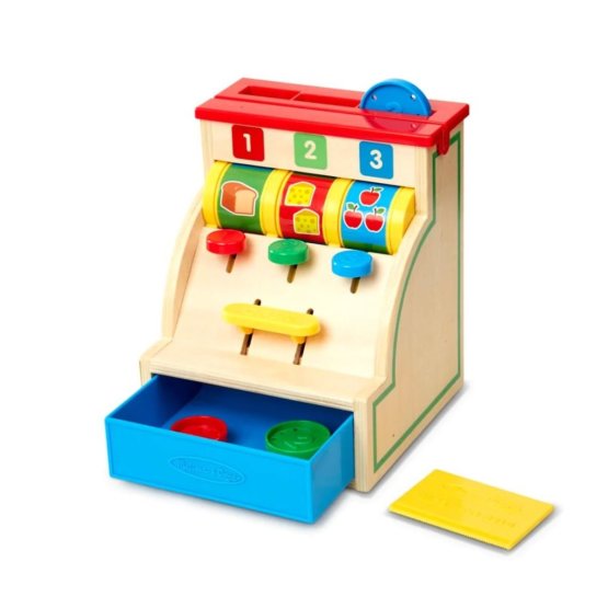 Fa pénztárgép 123 Melissa & Doug