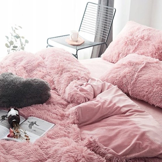 Pléd és ágytakaró ELMO régi rózsaszín