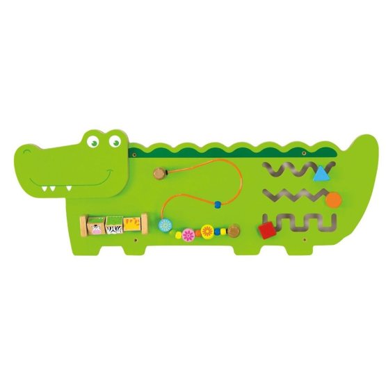 Oktatási játék a falon - krokodil
