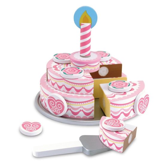 Kétrétegű születésnapi torta