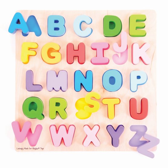 Bigjigs Baby Alphabet nagybetűkkel