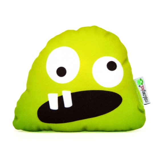Textil játék - zöld Monster