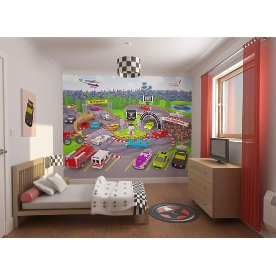 3D tapéta Car Racers