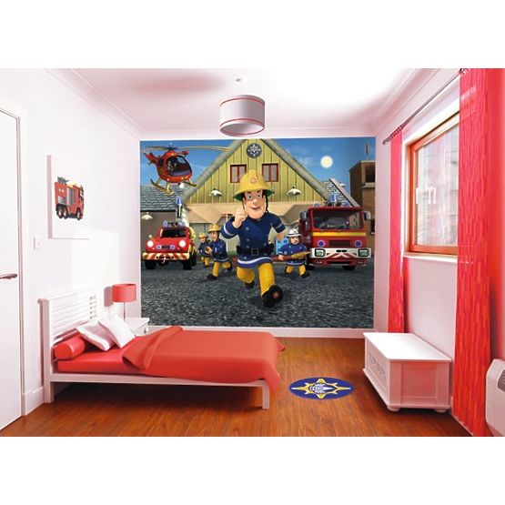 3D tapéta - Sam a tűzoltó