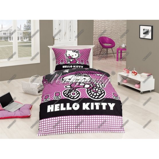 Gyerek ágyneműhuzat - Hello Kitty Sport