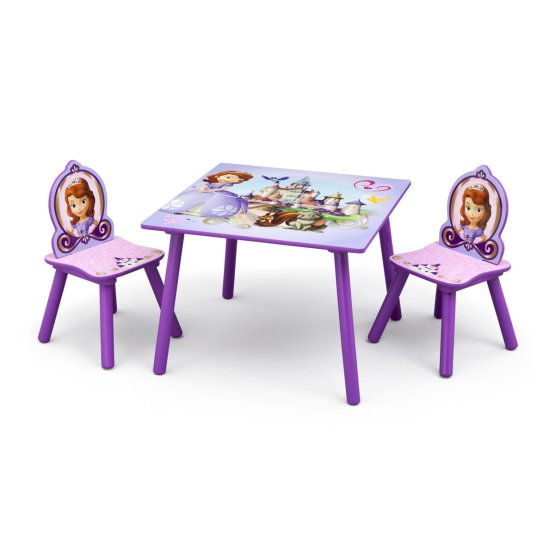 Gyerek asztal székekkel - Szofia hercegnő