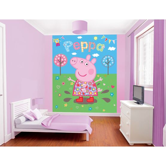8 részes gyerek tapéta - Peppa Pig