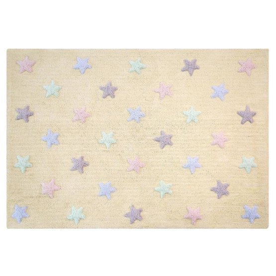 Gyerek szőnyeg csillagokkal Tricolor Stars - Vanilla