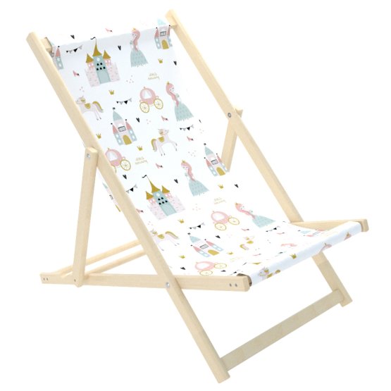 Gyermek strandszék Princess és zár