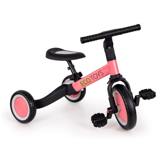 Gyermek tricikli Vario 4in1 - rózsaszín