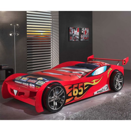 Gyermekek ágy kocsi Le Mans - piros