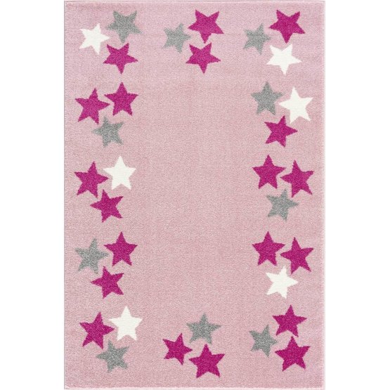 Childrens szőnyeg Spring Star - rózsaszín