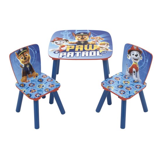 Gyerek asztal székekkel Mancs őrjárat ll