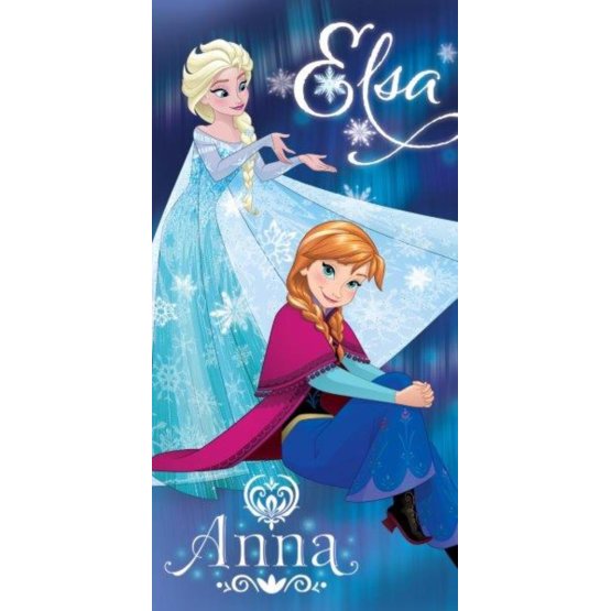 Gyermekek törülköző Frozen - Elsa és Anna