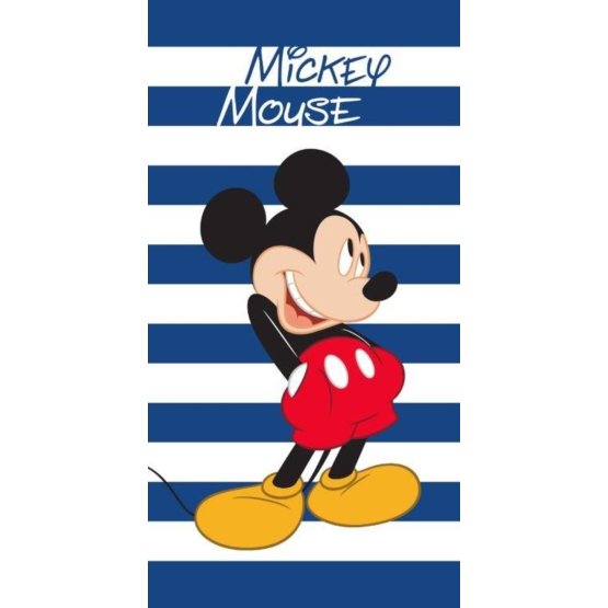 Baba törölköző Mickey Mouse - kék-fehér
