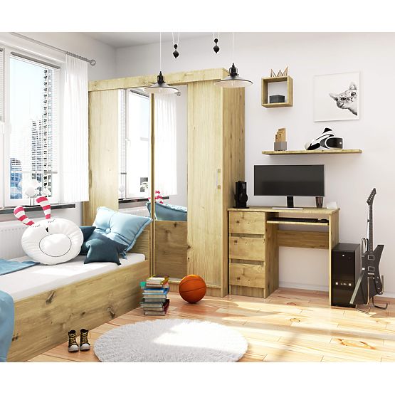 A-6 CLP ÍRÓASZTAL ARTISAN TÖLGY BALOS