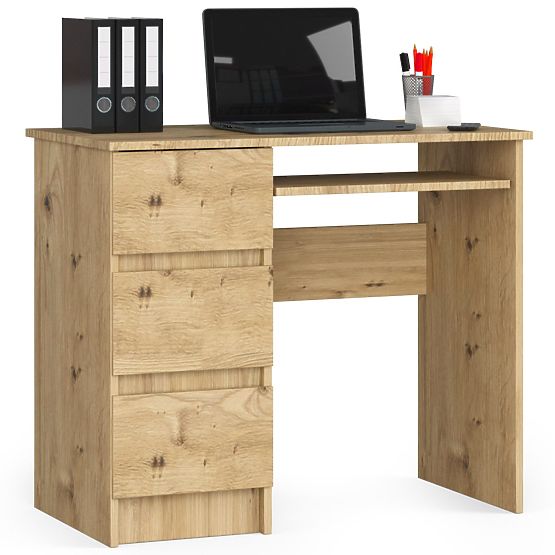 A-6 CLP ÍRÓASZTAL ARTISAN TÖLGY BALOS