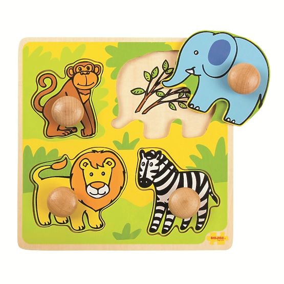 A Bigjigs Toys az első becsúsztatható szafari rejtvényem