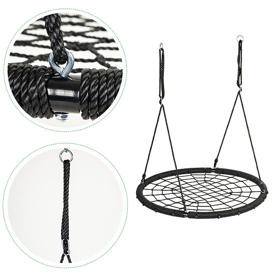 A hinta gólyázza a fészket