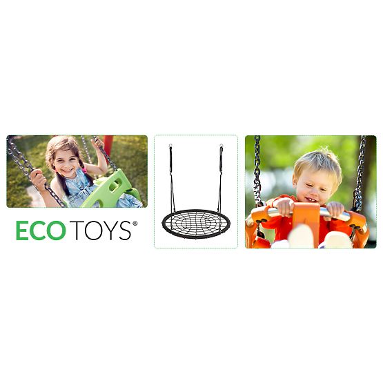 A hinta gólyázza a fészket