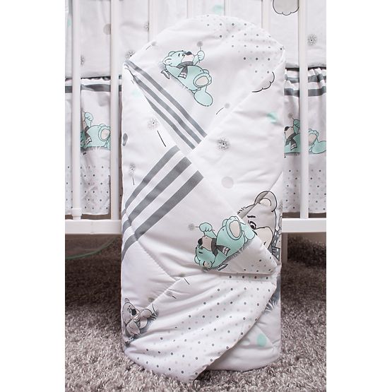 Ágynemű szett - álmodozó - zöld 135x100 cm