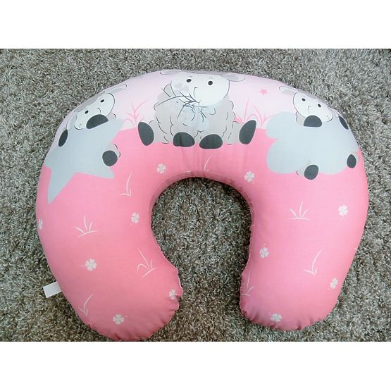 Ágynemű szett - kisbárányok - rózsaszín 135x100 cm