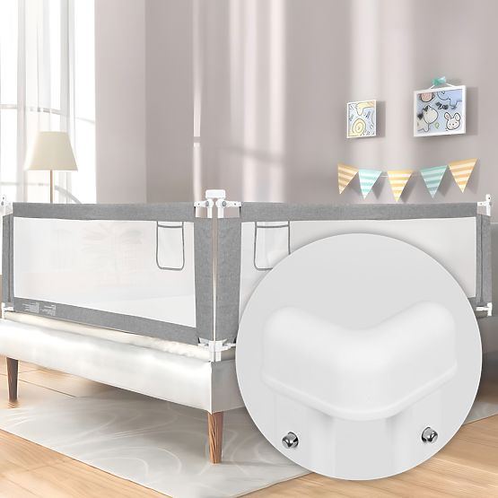 Ágyvédő korlát 180 cm gyermekvédelem ECOTOYS